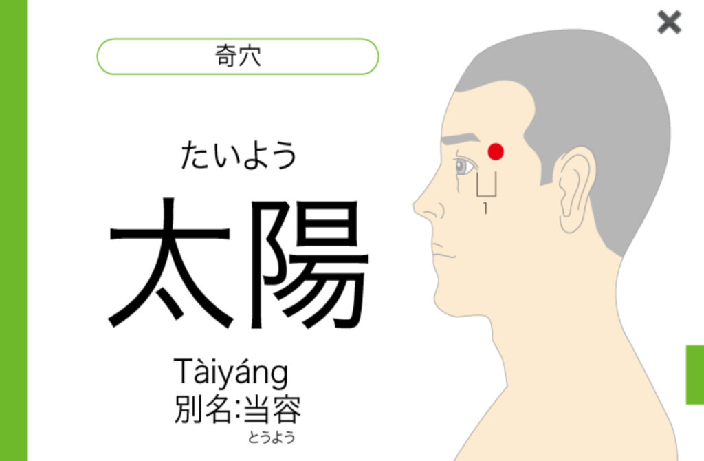 肩こり、更年期症状の緩和に効果のあるつぼ