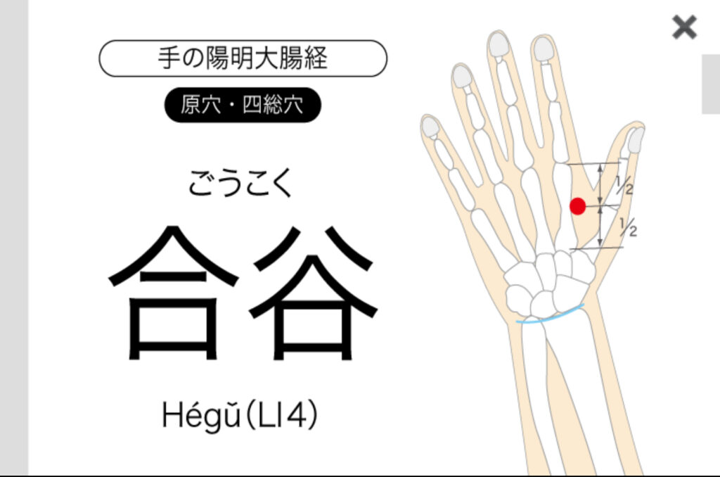 肩こり、更年期症状の緩和に効果のあるつぼ